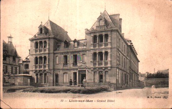 Cartes postales anciennes > CARTES POSTALES > carte postale ancienne > cartes-postales-ancienne.com Normandie Lion Sur Mer