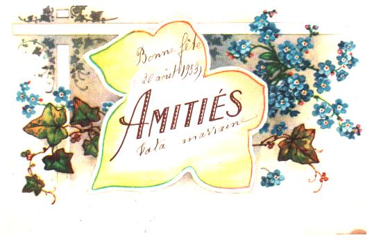 Cartes postales anciennes > CARTES POSTALES > carte postale ancienne > cartes-postales-ancienne.com Amities