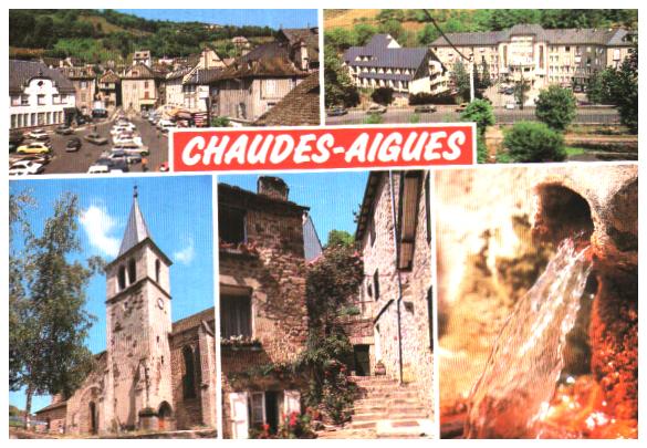 Cartes postales anciennes > CARTES POSTALES > carte postale ancienne > cartes-postales-ancienne.com Auvergne rhone alpes Cantal Chaudes Aigues