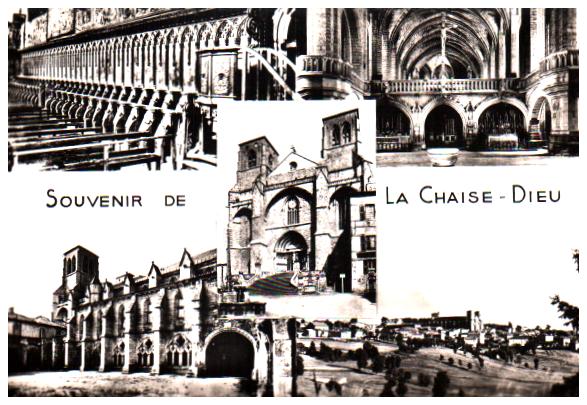 Cartes postales anciennes > CARTES POSTALES > carte postale ancienne > cartes-postales-ancienne.com Auvergne rhone alpes Haute loire La Chaise Dieu