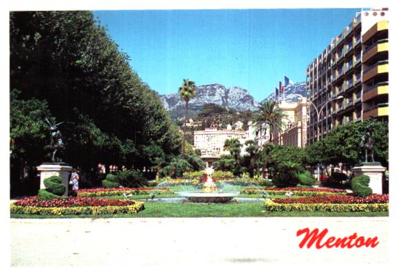 Cartes postales anciennes > CARTES POSTALES > carte postale ancienne > cartes-postales-ancienne.com Provence alpes cote d'azur Alpes maritimes Menton