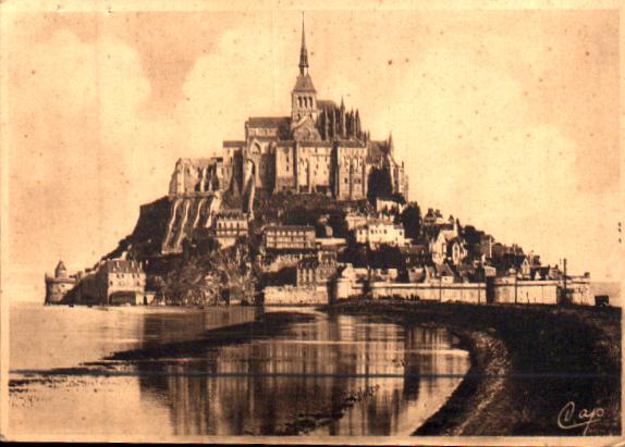 Cartes postales anciennes > CARTES POSTALES > carte postale ancienne > cartes-postales-ancienne.com Normandie Manche Le Mont Saint Michel