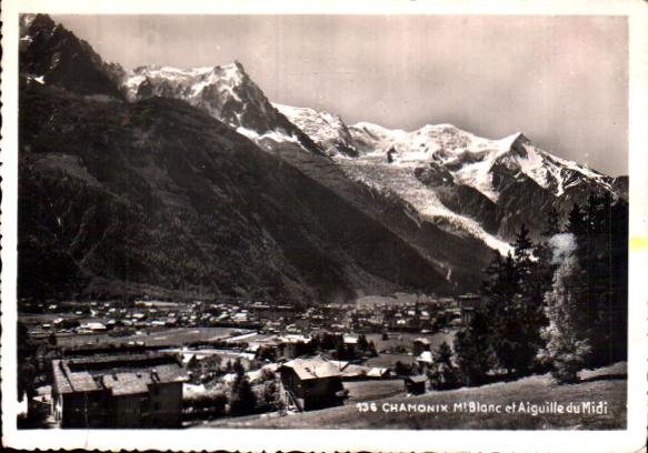 Cartes postales anciennes > CARTES POSTALES > carte postale ancienne > cartes-postales-ancienne.com Auvergne rhone alpes Haute savoie Chamonix Mont Blanc