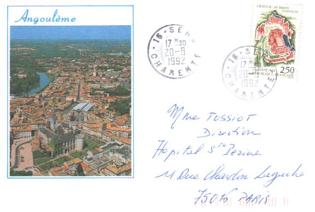 Postage stamps postal mark