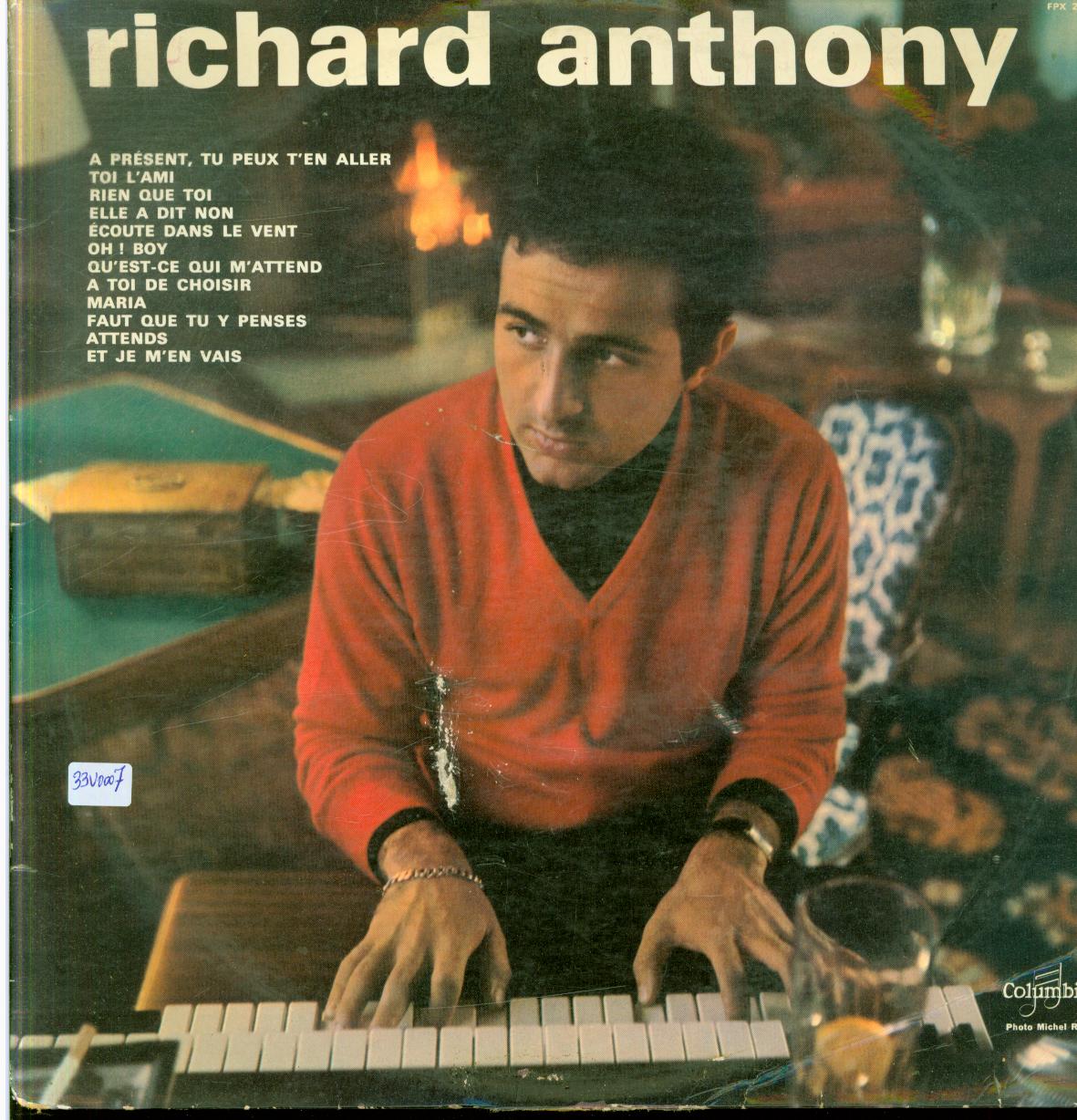33 rpm vinyl records Richard antony