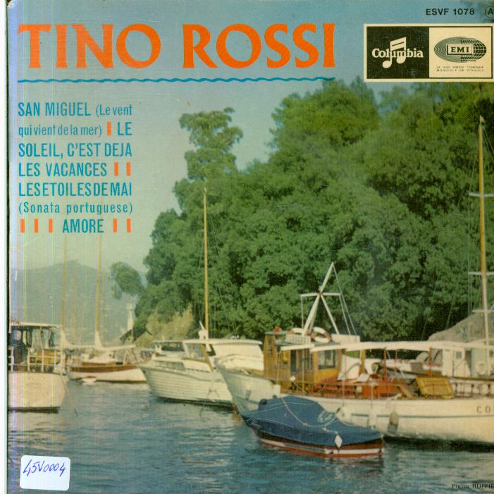 45 rpm vinyl records Tino rossi