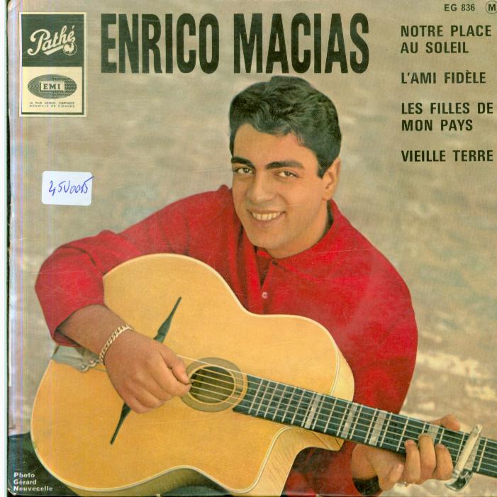 45 rpm vinyl records Enrico macias