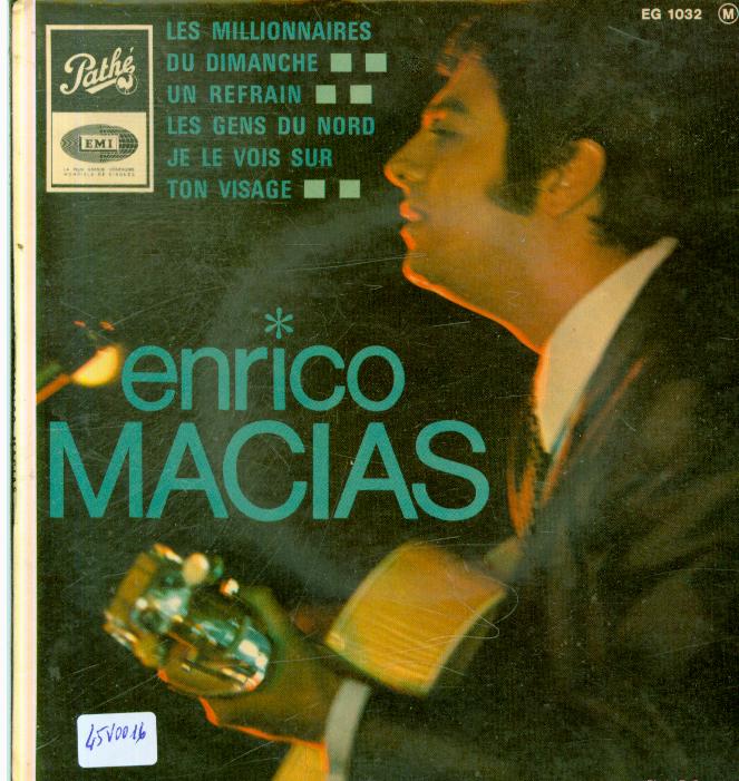 45 rpm vinyl records Enrico macias