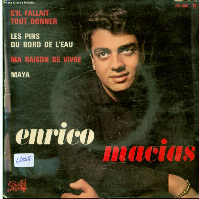 45 rpm vinyl records Enrico macias