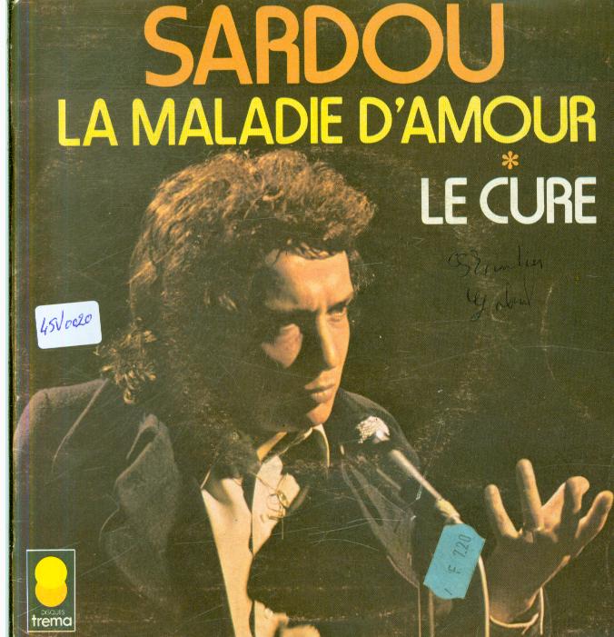 45 rpm vinyl records Michel sardou