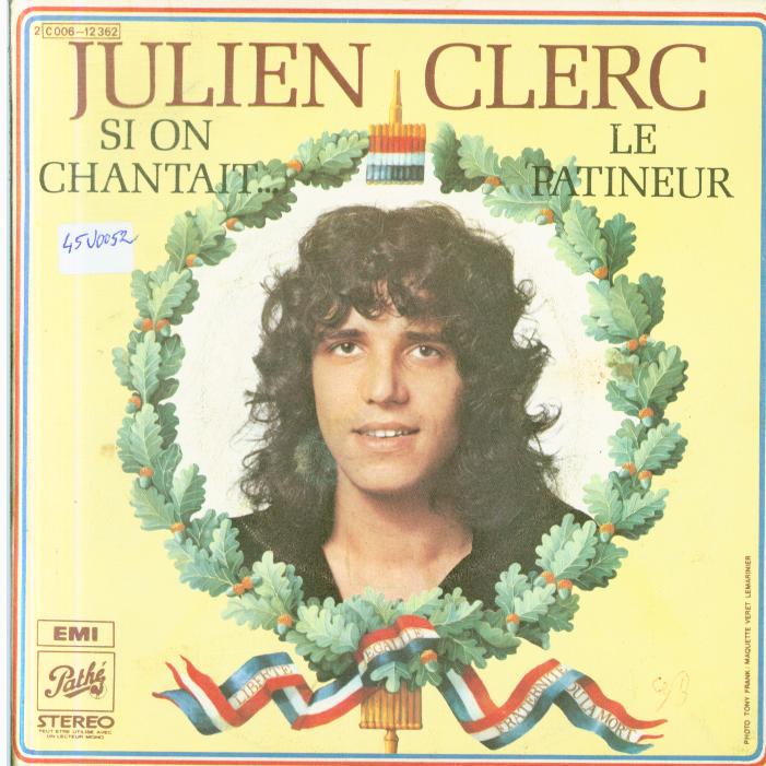 45 rpm vinyl records Julien clerc