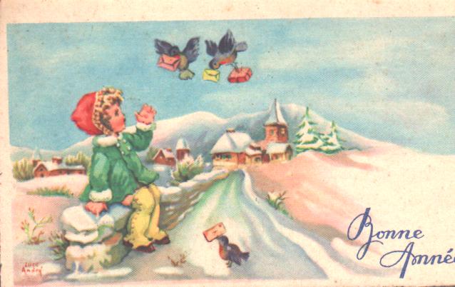 Cartes postales anciennes > CARTES POSTALES > carte postale ancienne > cartes-postales-ancienne.com Nouvelle annee