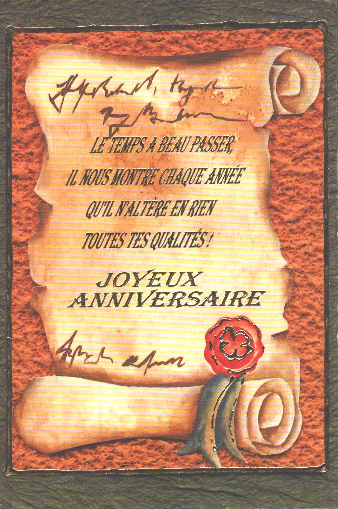 Cartes postales anciennes > CARTES POSTALES > carte postale ancienne > cartes-postales-ancienne.com Anniversaire