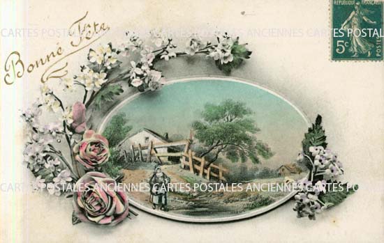 Cartes postales anciennes > CARTES POSTALES > carte postale ancienne > cartes-postales-ancienne.com Bonne fete
