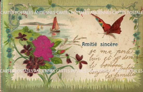 Cartes postales anciennes > CARTES POSTALES > carte postale ancienne > cartes-postales-ancienne.com Amities