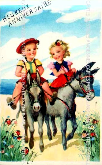 Cartes postales anciennes > CARTES POSTALES > carte postale ancienne > cartes-postales-ancienne.com Anniversaire