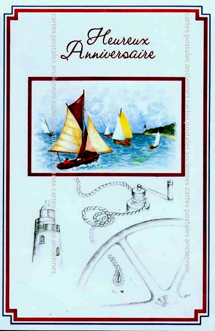 Cartes postales anciennes > CARTES POSTALES > carte postale ancienne > cartes-postales-ancienne.com Anniversaire