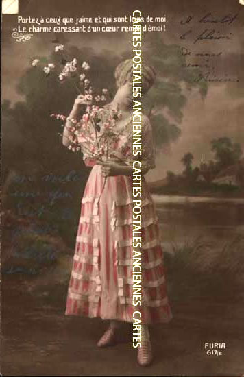 Cartes postales anciennes > CARTES POSTALES > carte postale ancienne > cartes-postales-ancienne.com Femme