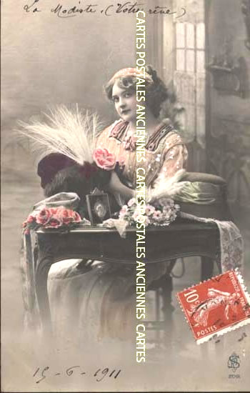 Cartes postales anciennes > CARTES POSTALES > carte postale ancienne > cartes-postales-ancienne.com Femme
