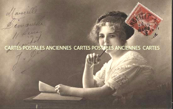 Cartes postales anciennes > CARTES POSTALES > carte postale ancienne > cartes-postales-ancienne.com Femme