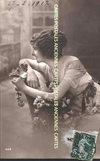 Cartes postales anciennes > CARTES POSTALES > carte postale ancienne > cartes-postales-ancienne.com Femme