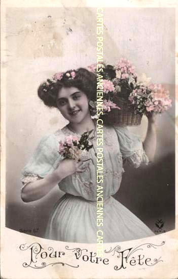 Cartes postales anciennes > CARTES POSTALES > carte postale ancienne > cartes-postales-ancienne.com Femme