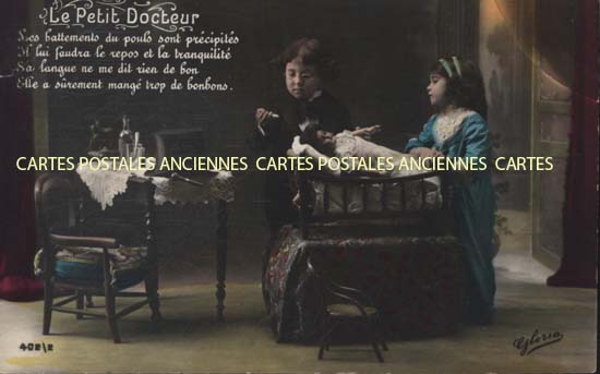 Cartes postales anciennes > CARTES POSTALES > carte postale ancienne > cartes-postales-ancienne.com Divers Le petit docteur