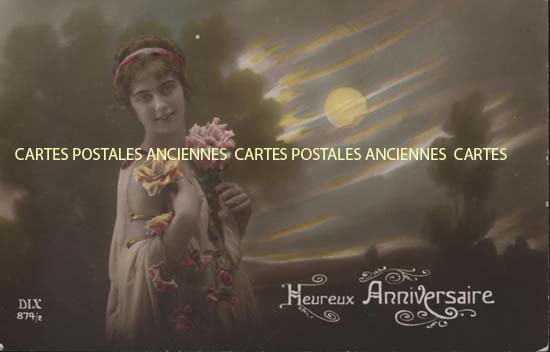 Cartes postales anciennes > CARTES POSTALES > carte postale ancienne > cartes-postales-ancienne.com Anniversaire Humour