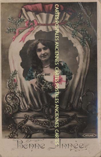 Cartes postales anciennes > CARTES POSTALES > carte postale ancienne > cartes-postales-ancienne.com Nouvelle annee Bonne annee