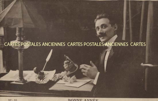 Cartes postales anciennes > CARTES POSTALES > carte postale ancienne > cartes-postales-ancienne.com Nouvelle annee Bonne annee
