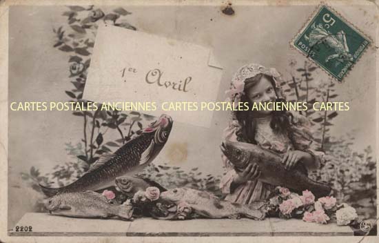 Cartes postales anciennes > CARTES POSTALES > carte postale ancienne > cartes-postales-ancienne.com 1er avril Suite