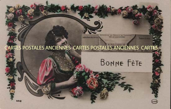 Cartes postales anciennes > CARTES POSTALES > carte postale ancienne > cartes-postales-ancienne.com Bonne fete Suite