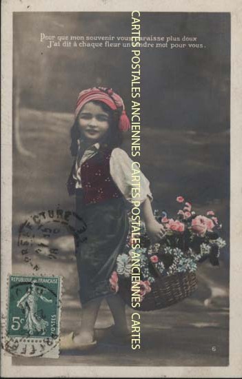 Cartes postales anciennes > CARTES POSTALES > carte postale ancienne > cartes-postales-ancienne.com Fleurs avec vase