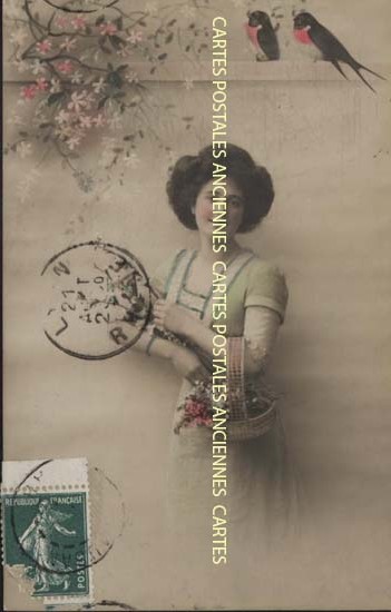 Cartes postales anciennes > CARTES POSTALES > carte postale ancienne > cartes-postales-ancienne.com Femme