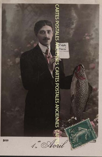 Cartes postales anciennes > CARTES POSTALES > carte postale ancienne > cartes-postales-ancienne.com 1er avril Suite
