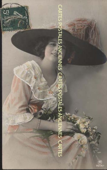 Cartes postales anciennes > CARTES POSTALES > carte postale ancienne > cartes-postales-ancienne.com Femme