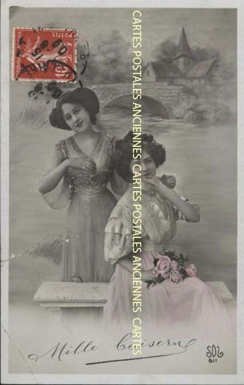 Cartes postales anciennes > CARTES POSTALES > carte postale ancienne > cartes-postales-ancienne.com Femme