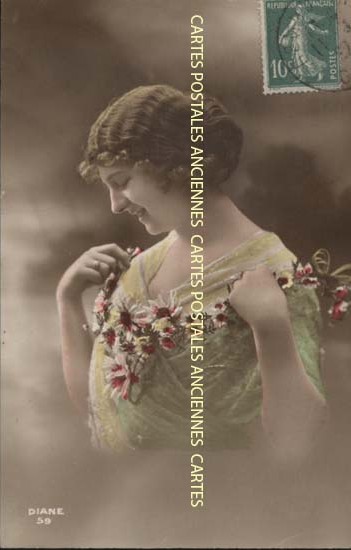 Cartes postales anciennes > CARTES POSTALES > carte postale ancienne > cartes-postales-ancienne.com Femme