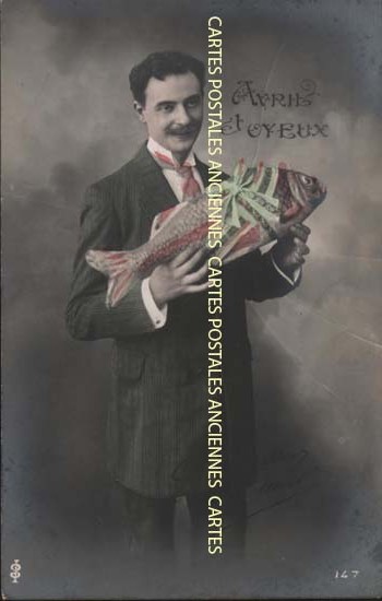 Cartes postales anciennes > CARTES POSTALES > carte postale ancienne > cartes-postales-ancienne.com 1er avril Suite