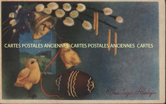 Cartes postales anciennes > CARTES POSTALES > carte postale ancienne > cartes-postales-ancienne.com Paques Joyeuses paques