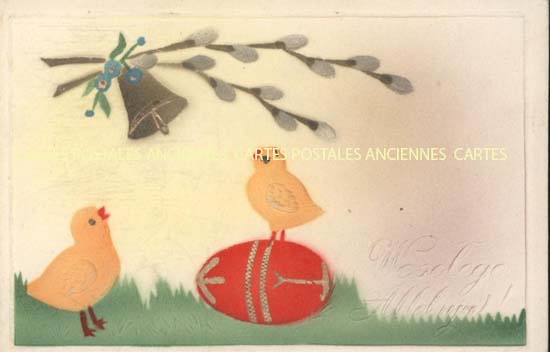 Cartes postales anciennes > CARTES POSTALES > carte postale ancienne > cartes-postales-ancienne.com Paques Joyeuses paques