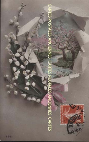 Cartes postales anciennes > CARTES POSTALES > carte postale ancienne > cartes-postales-ancienne.com Fleurs Paris