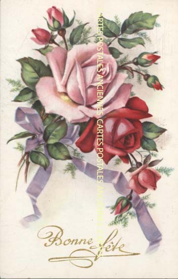 Cartes postales anciennes > CARTES POSTALES > carte postale ancienne > cartes-postales-ancienne.com Fleurs