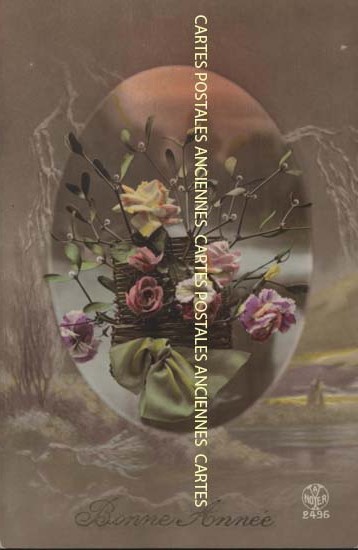 Cartes postales anciennes > CARTES POSTALES > carte postale ancienne > cartes-postales-ancienne.com Fleurs avec vase