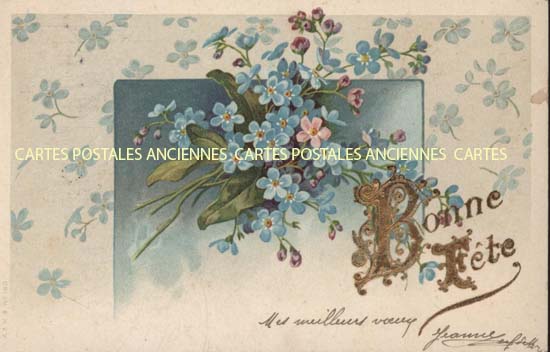 Cartes postales anciennes > CARTES POSTALES > carte postale ancienne > cartes-postales-ancienne.com Fleurs