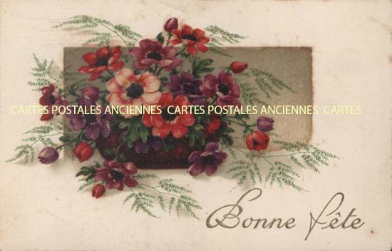 Cartes postales anciennes > CARTES POSTALES > carte postale ancienne > cartes-postales-ancienne.com Fleurs