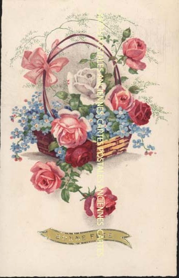 Cartes postales anciennes > CARTES POSTALES > carte postale ancienne > cartes-postales-ancienne.com Fleurs avec vase