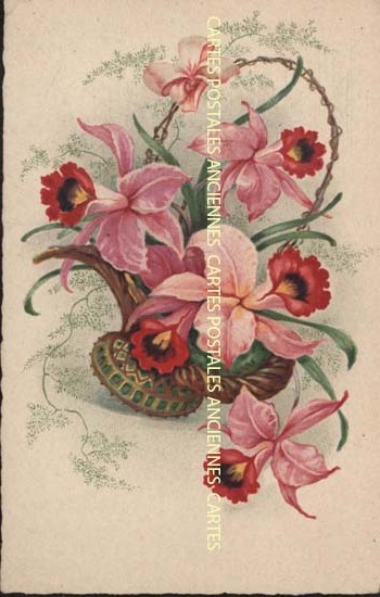 Cartes postales anciennes > CARTES POSTALES > carte postale ancienne > cartes-postales-ancienne.com Fleurs avec vase