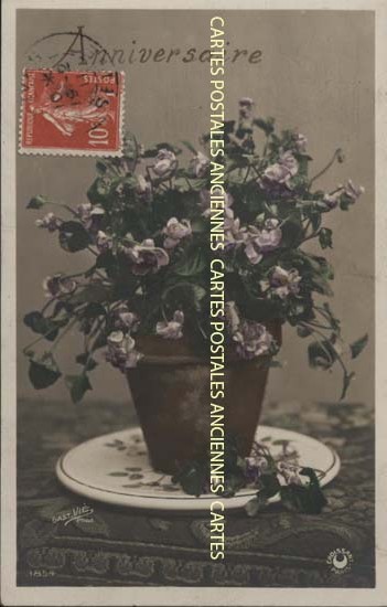 Cartes postales anciennes > CARTES POSTALES > carte postale ancienne > cartes-postales-ancienne.com Anniversaire