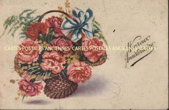 Cartes postales anciennes > CARTES POSTALES > carte postale ancienne > cartes-postales-ancienne.com Anniversaire
